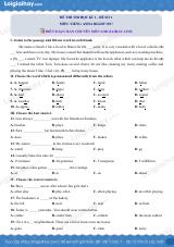 Đề thi học kì 1 Tiếng Anh 6 Right on! - Đề số 1